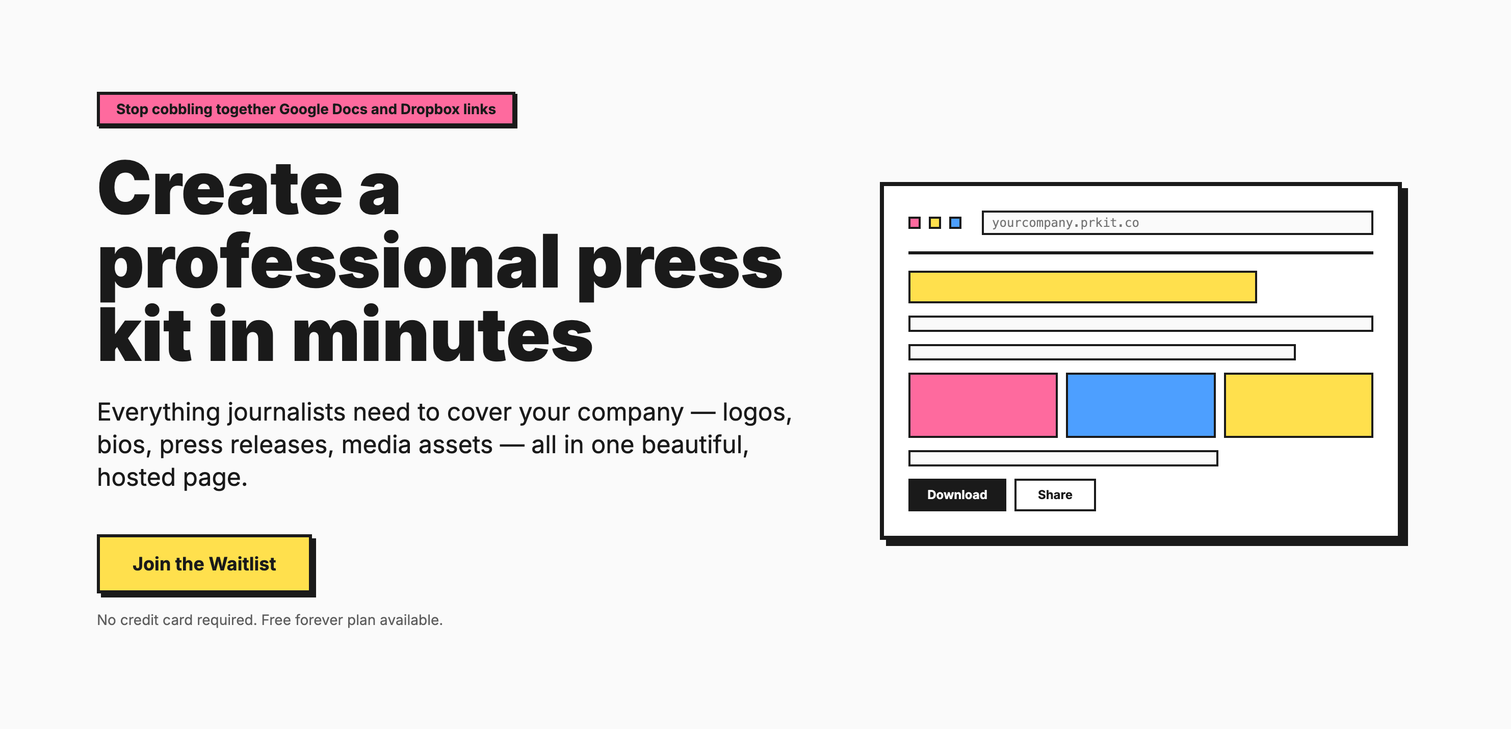 PR Kit - Professional Press Kits in Minutes